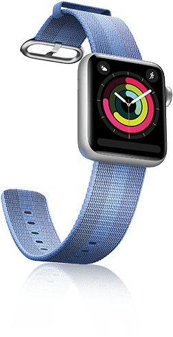 Apple Watch - Apple Watch Series 3 (gps) - 38 Mm - Gold Aluminium (552x728), Png Download