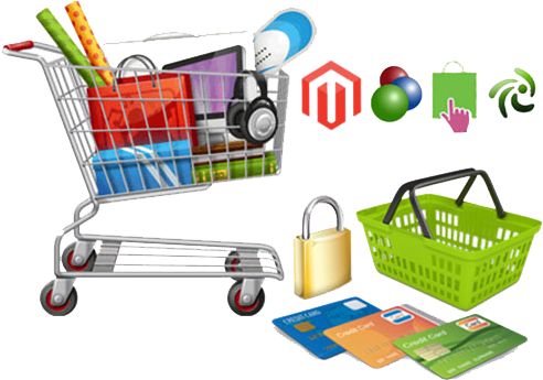 E-commerce Web Design Services In Delhi - Png Image Shopping Cart (600x600), Png Download