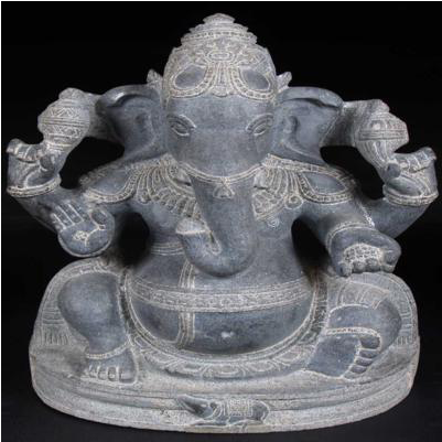 Vinayagar Statue - Design (640x440), Png Download