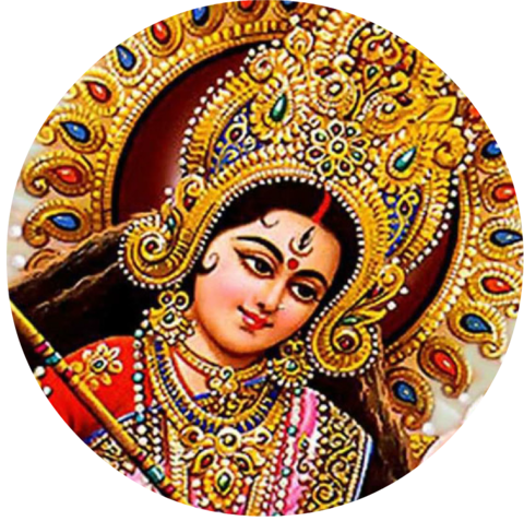 Sharan Navaratri - Durga Maa Image Download (480x477), Png Download