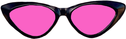 Lunette De Soleil Oeil De Chat Blanc (480x480), Png Download