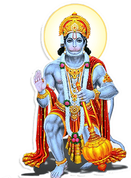 Hanuman Blue - Hanuman Ji Hd Png (400x400), Png Download