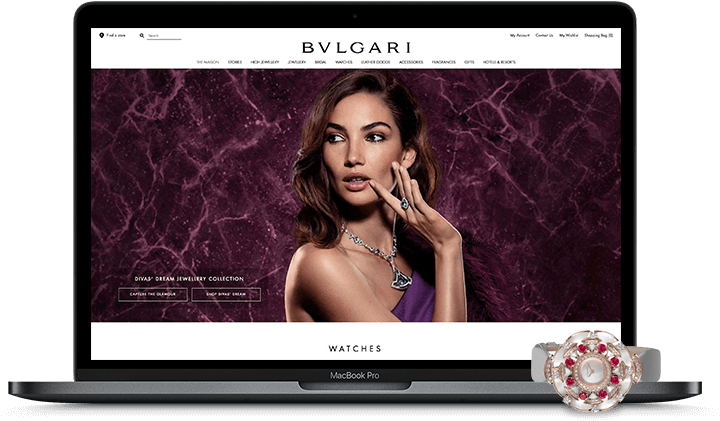 Let's Take A Look At Some Other Examples Of Successful - Bvlgari Diva White Mother-of-pearl Dial Quartz Ladies (745x421), Png Download