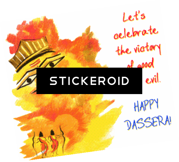 Dussehra - Dussehra Puja 2016 (609x551), Png Download