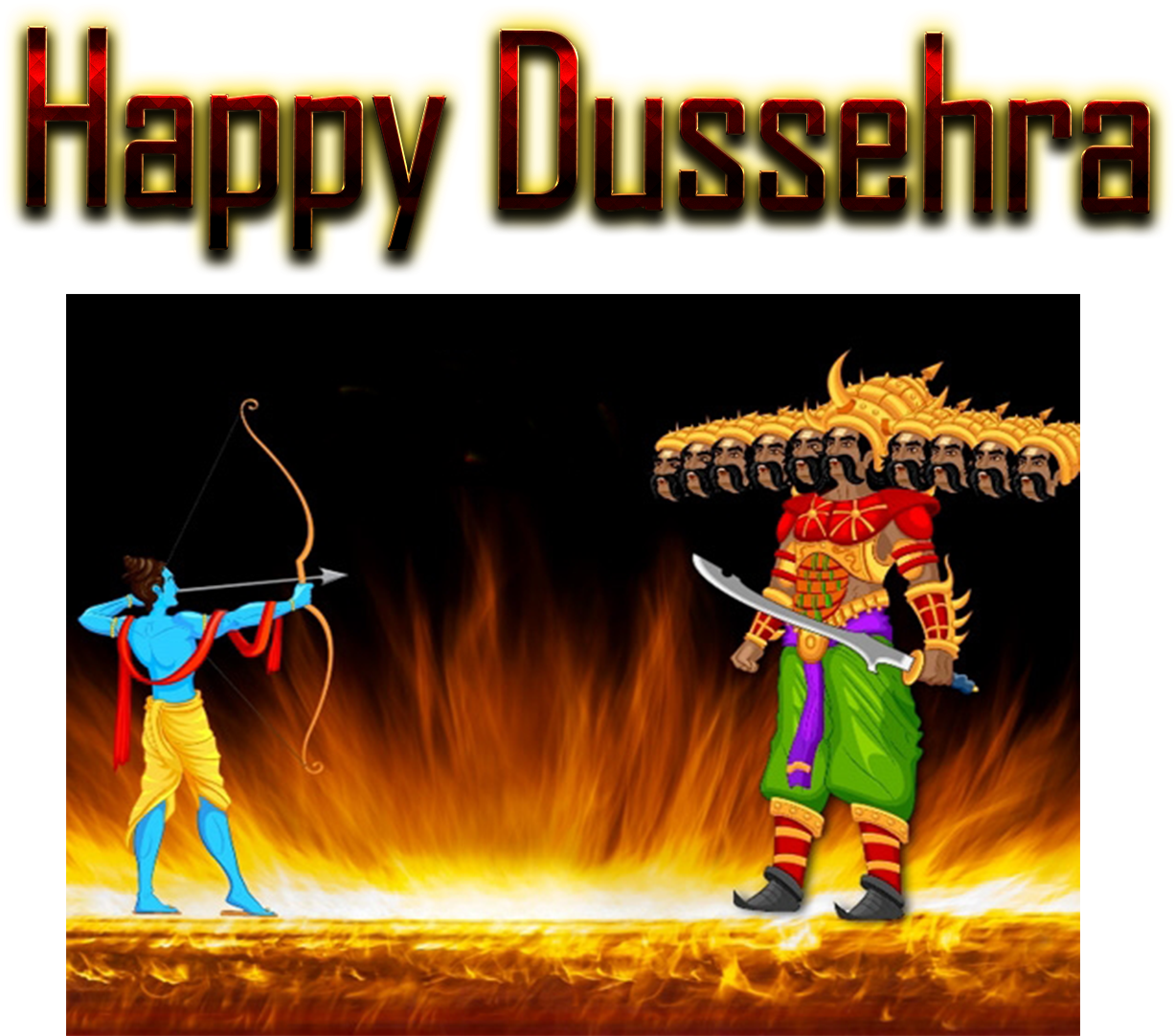 Download Happy Dussehra Hd Images Wallpapers Source - Dussehra Festivals Of India (1920x1200), Png Download