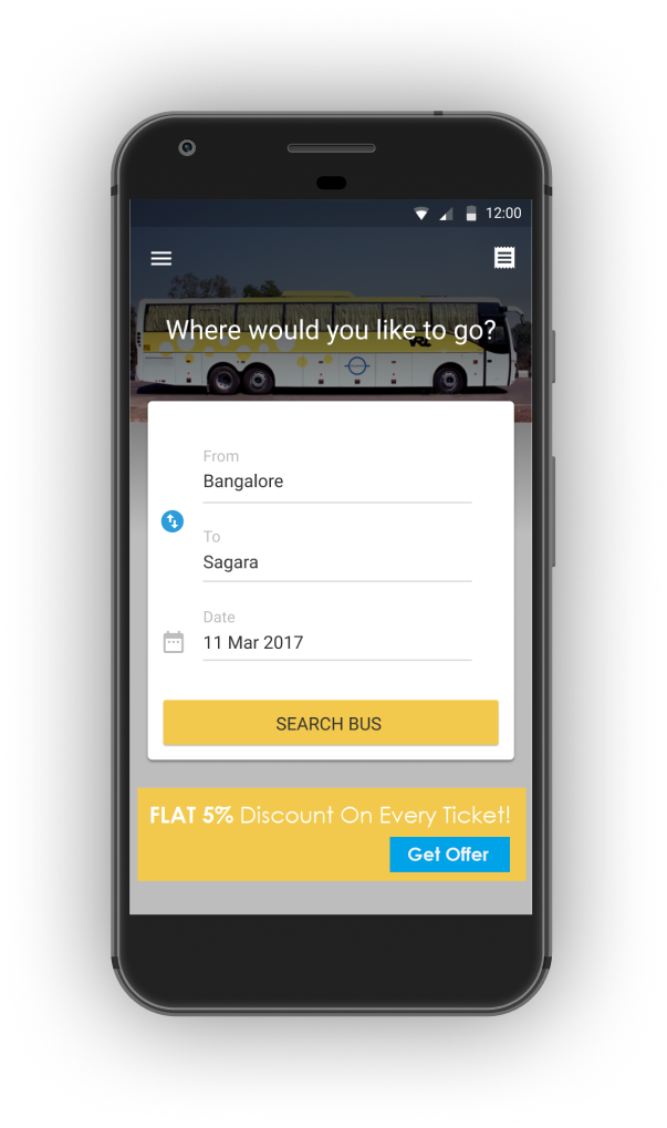 Vrl Travels App - Iphone (603x1019), Png Download