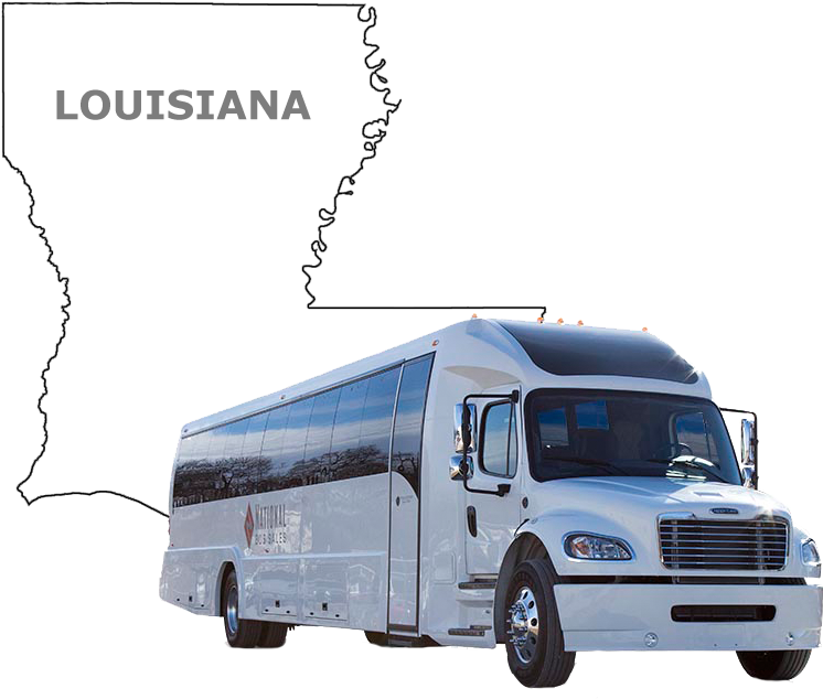 Louisiana Bus Sales - Bus (750x706), Png Download