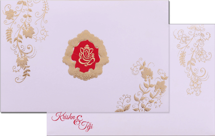 Hindu Wedding Cards - Motif (700x700), Png Download