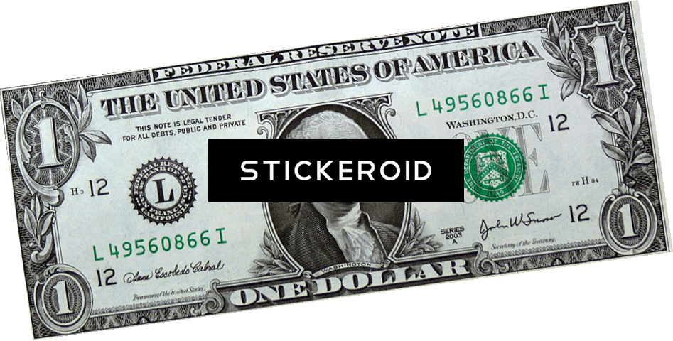 Dollar $ Dollar Banknote Бакс Доллар - Pictured On The American Dollar (947x480), Png Download