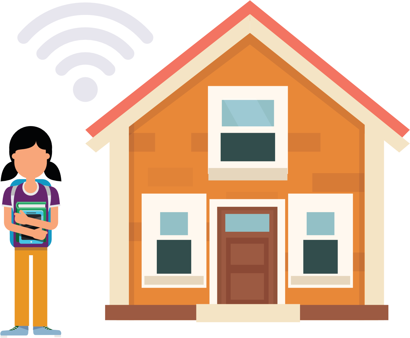 Do You Have Students Without Internet At Home - Real Estate (1436x1220), Png Download