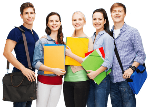 Student People - Traveling Abroad (500x360), Png Download