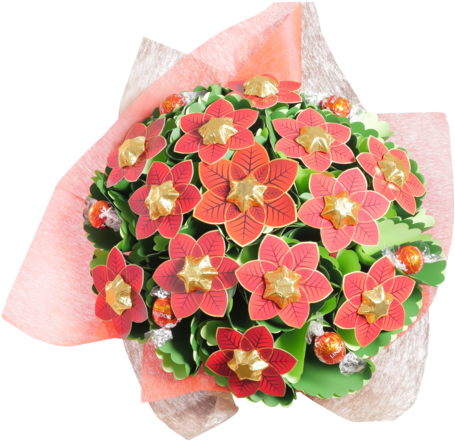 Poinsettia Bouquet Poinsettia Bouquet - Youtube (600x450), Png Download