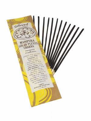 Omved Manipura Chakra Incense 12 Sticks, Agarbatti - Omved Manipura Chakra Incense (300x400), Png Download