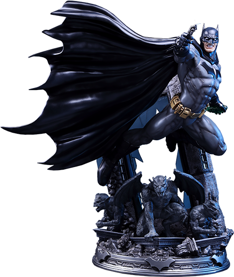 Batman Statue - Sideshow New 52 Batman Statue (480x556), Png Download