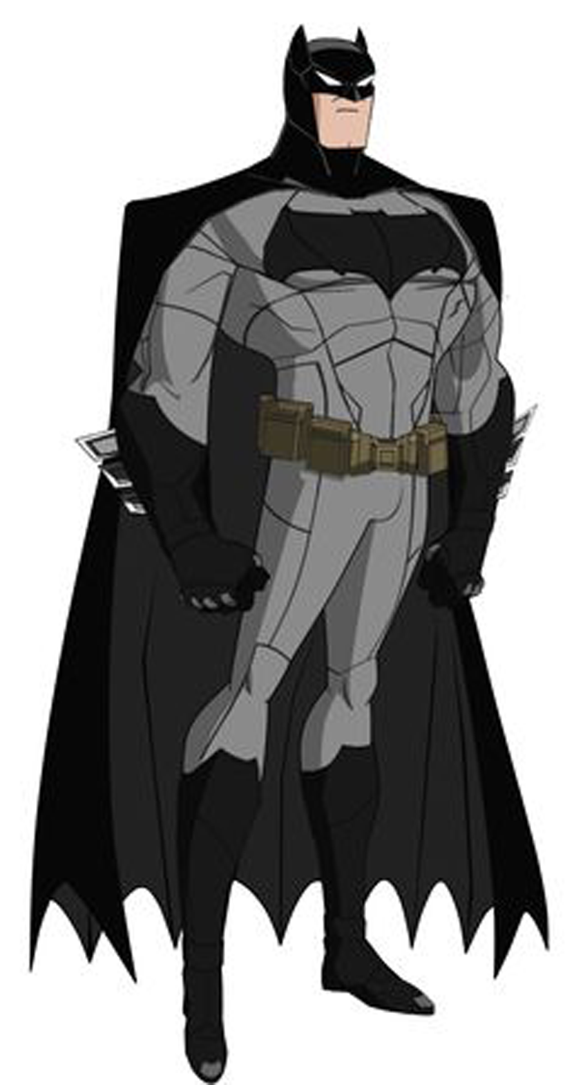 Bat Man, Dc Comics, Concept Art, Geek Stuff, Universe, - Batman Justice League Animated (1140x1568), Png Download