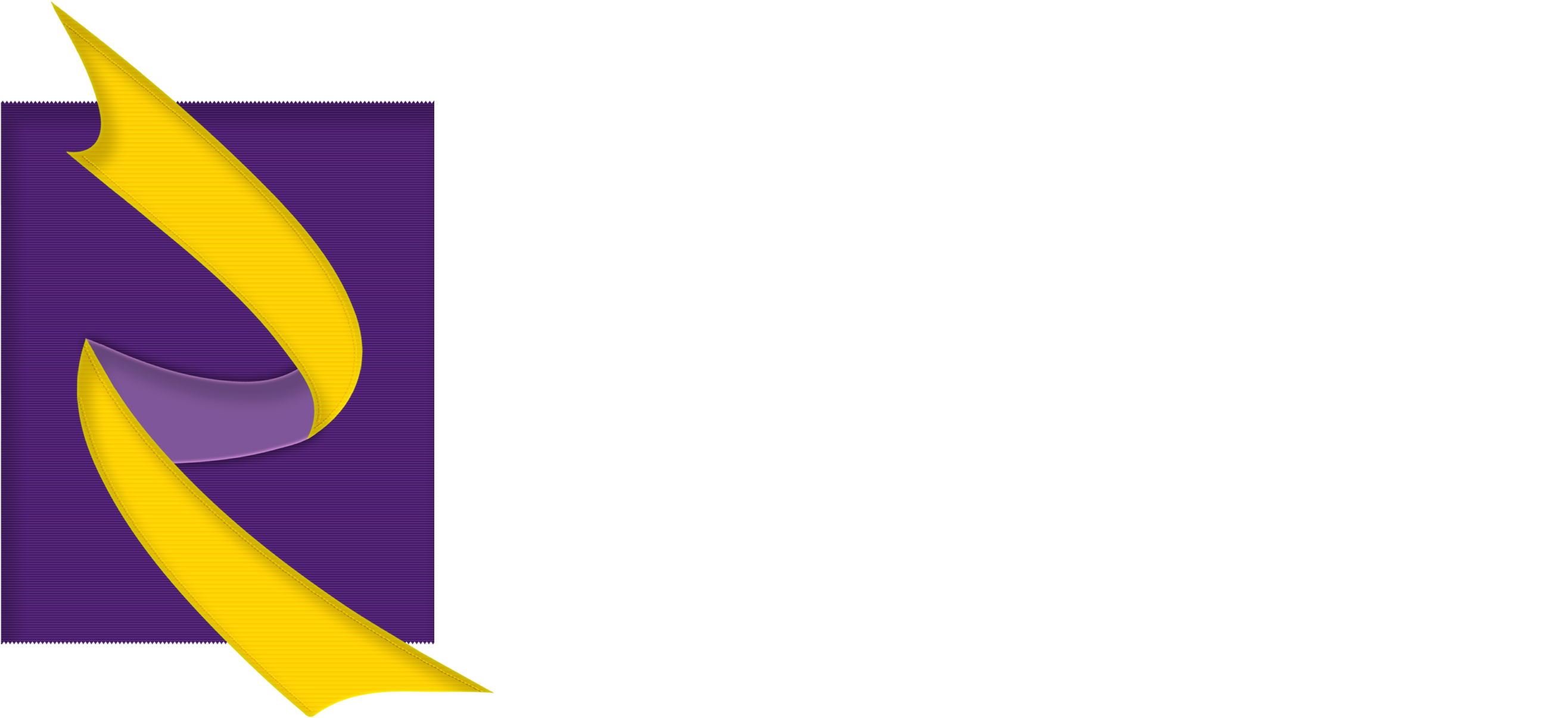 Png - Yellow Ribbon (3001x1442), Png Download