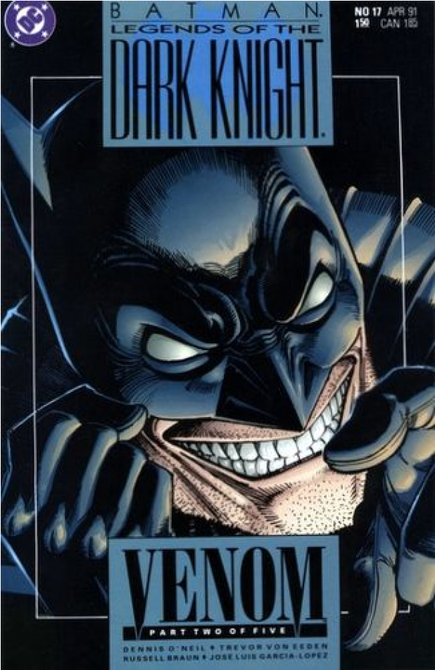 Купете Comics 1991-04 Batman Legends Of The Dark Knight - Batman Venom Cover (950x950), Png Download