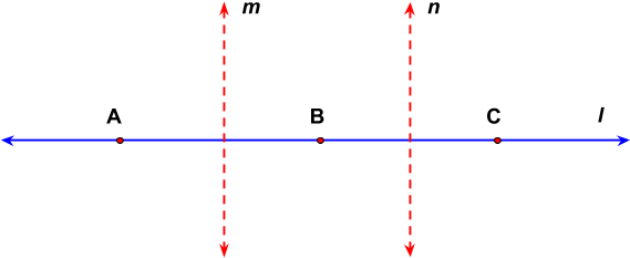 The Locus Of Points Which Are Equidistant From Three - Diagram (747x374), Png Download