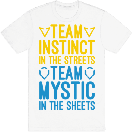 Team Instinct In The Streets Team Mystic In The Sheets - Super Callous Fragile Racist (484x484), Png Download