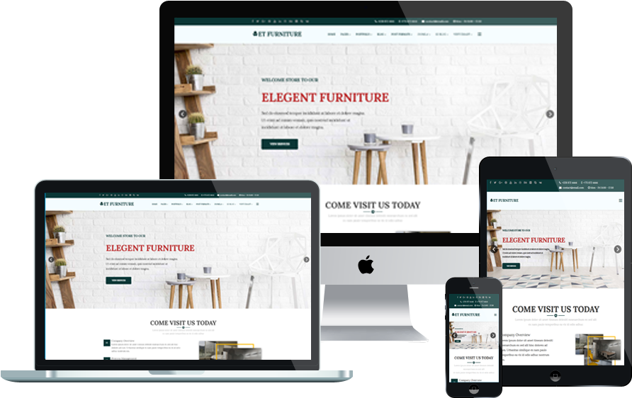 Et Furniture Free Responsive Joomla Template - Hotel & Booking Joomla Template (1000x750), Png Download
