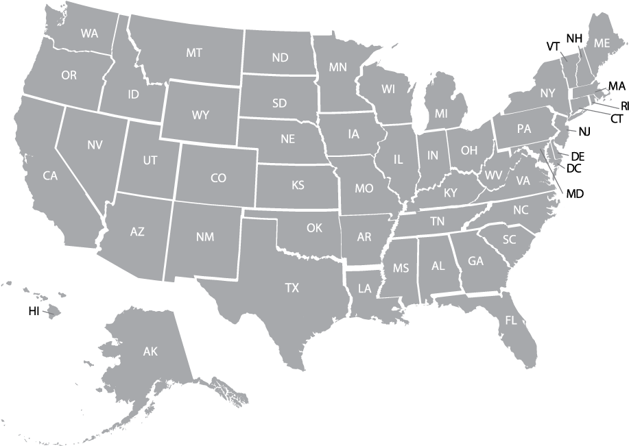 Map Of Us Map Of The United States Showing The Proportion - Países Donde Es Legal La Marihuana (960x671), Png Download
