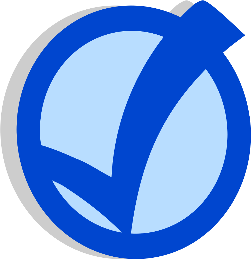 Blue Check Mark 26, Buy Clip Art - Thumbnail (1000x1028), Png Download