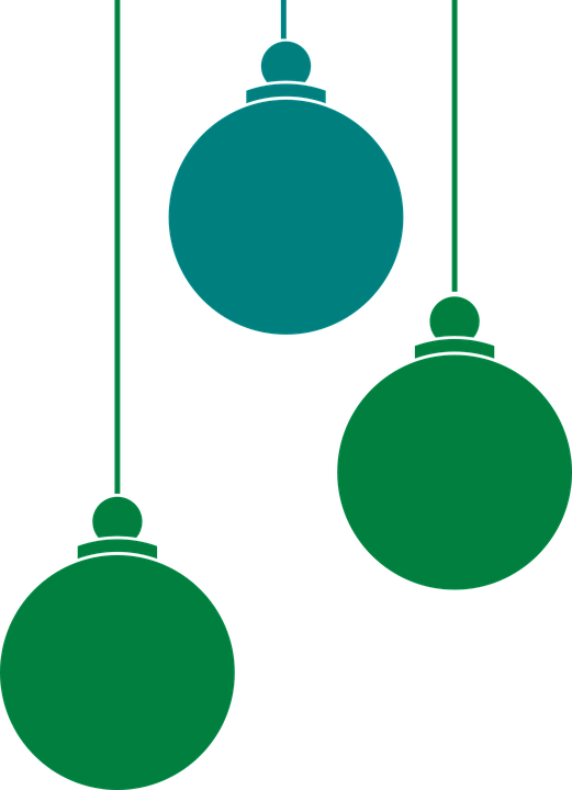 Christmas Balls Vector Png (521x720), Png Download