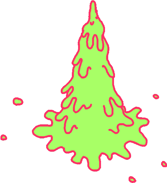 Studios Stickers Sticker - Christmas Tree (618x618), Png Download