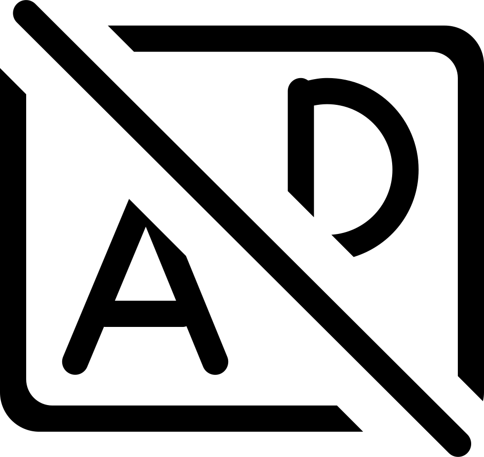 Ads, Advertisment, Block, Commercials, No Icon - Advertising (980x924), Png Download