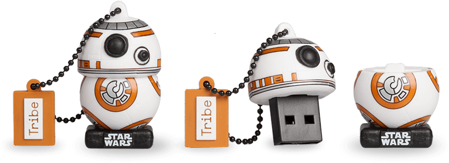 Clé Usb 16gb Bb-8 The Last Jedi - Pen Usb Tribe Star Wars Viii Bb-8 16gb (1200x1200), Png Download