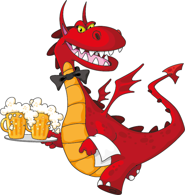 Download Cartoon Clipart Desktop Wallpaper Cartoon Dragon With A Beer Png Image With No Background Pngkey Com