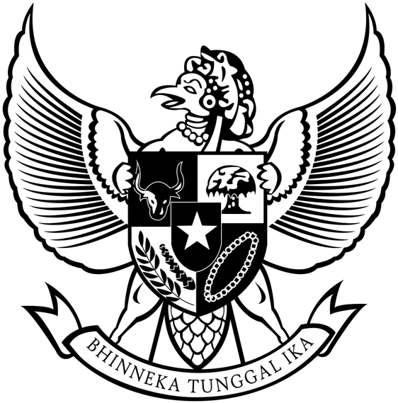 Lambang Negara Indonesia Pertama (602x602), Png Download