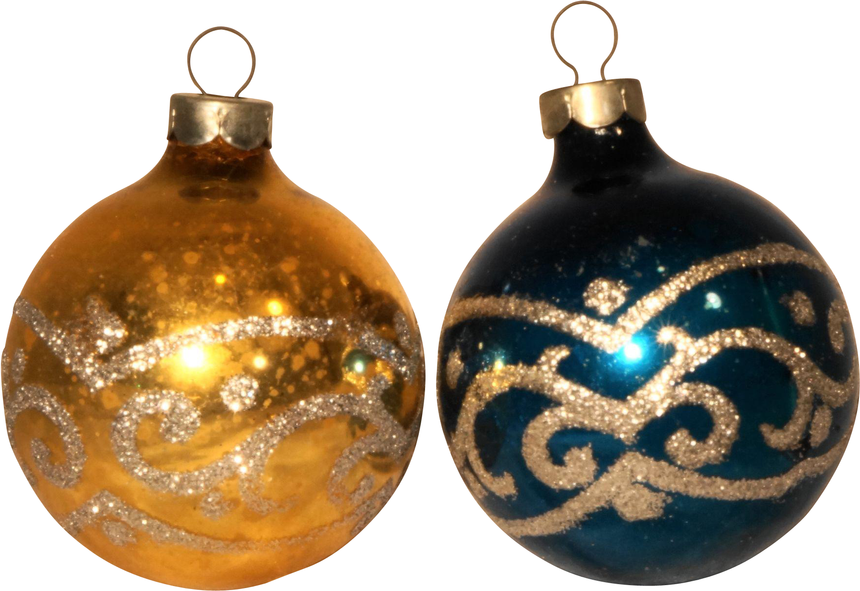Download Silver Glitter Christmas Ornaments Christmas Balls Blue Gold Png Image With No Background Pngkey Com