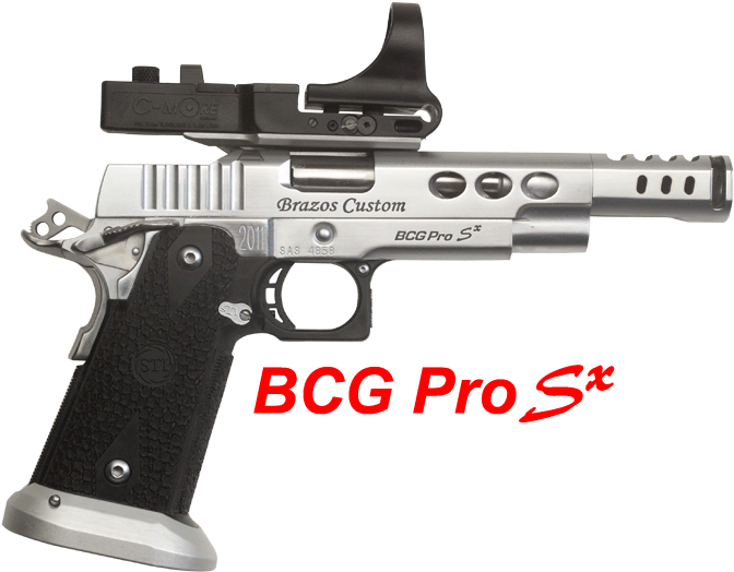 Sti Guns - Open Pistol (700x538), Png Download