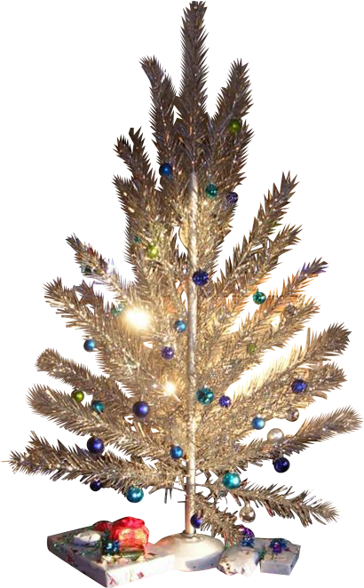 Aluminum Christmas Trees Transparent (661x661), Png Download