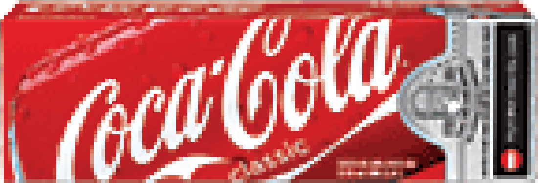 Coca-cola Classic Cola 12 Oz Stock & Family Fridge - Tin Box Company Coca Cola Can Bank (1252x1252), Png Download