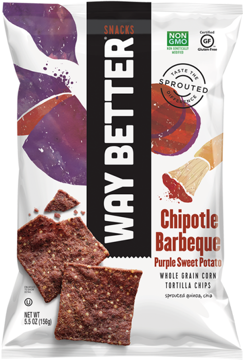Chipotle Barbeque Purple Sweet Potato - Way Better Chips (800x800), Png Download