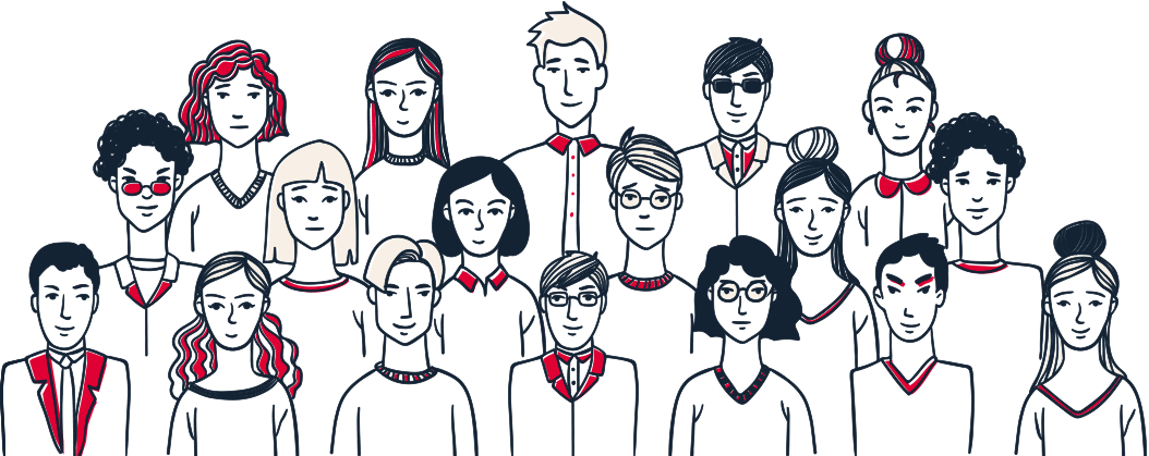 Practice And Improve Your English With Professionals - Social Group (1054x419), Png Download