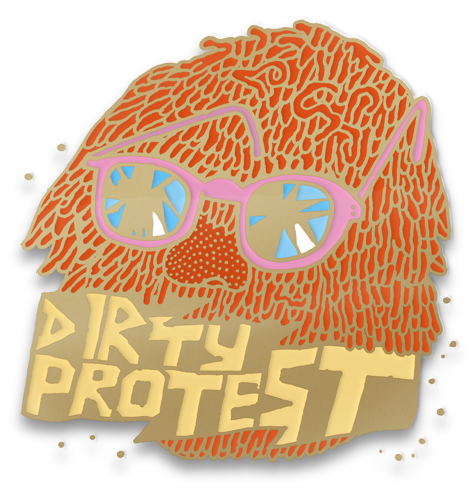 Dirty Protest - Illustration (1800x1890), Png Download