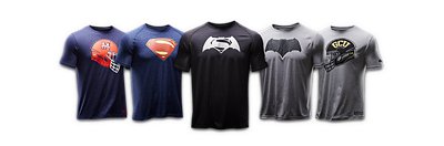 Shop Superman - Man Under Armour Alter Ego Compression Shirt (400x132), Png Download