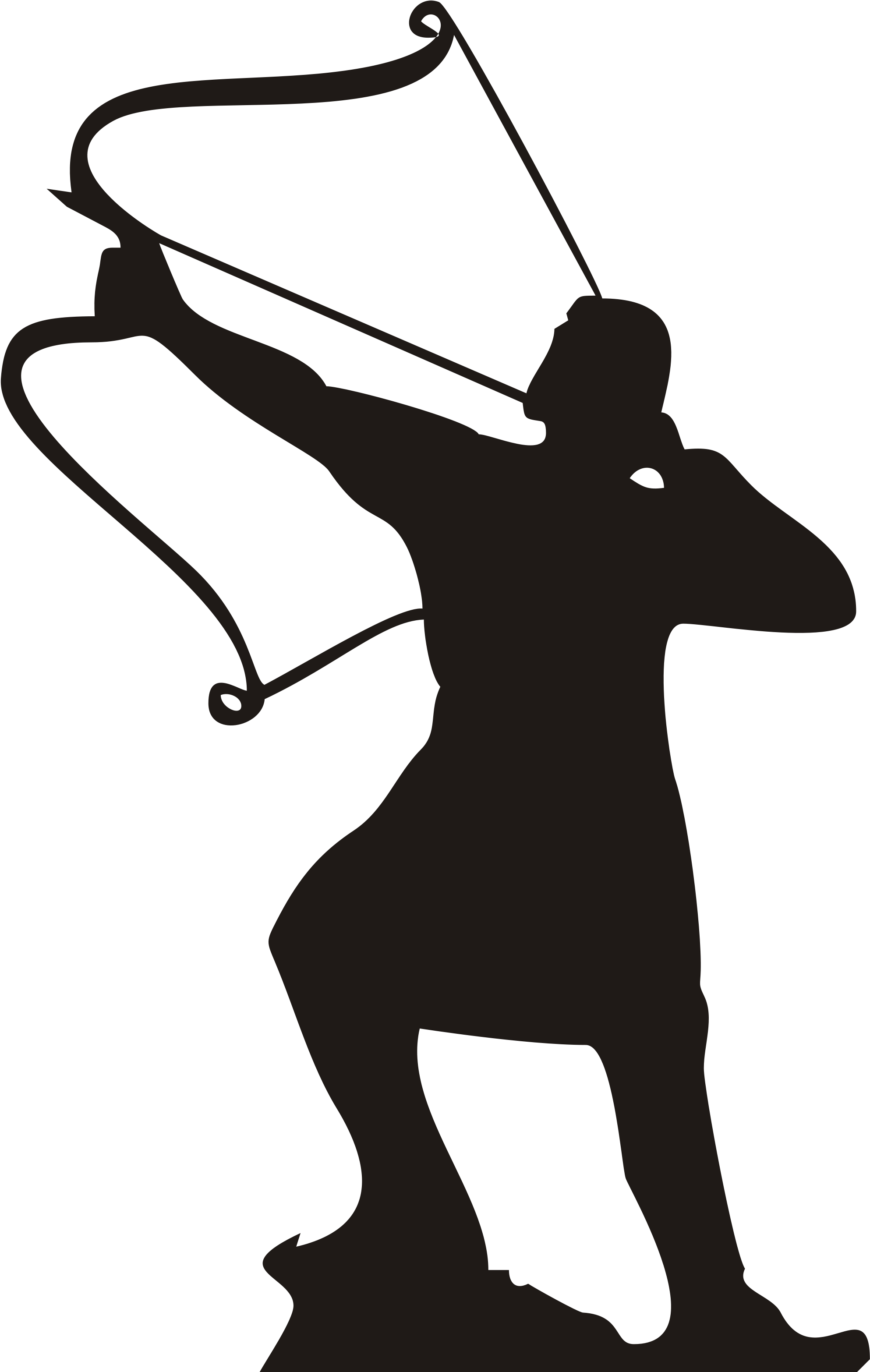 Archer Png Clipart - Archer Silhouette Png (652x1024), Png Download
