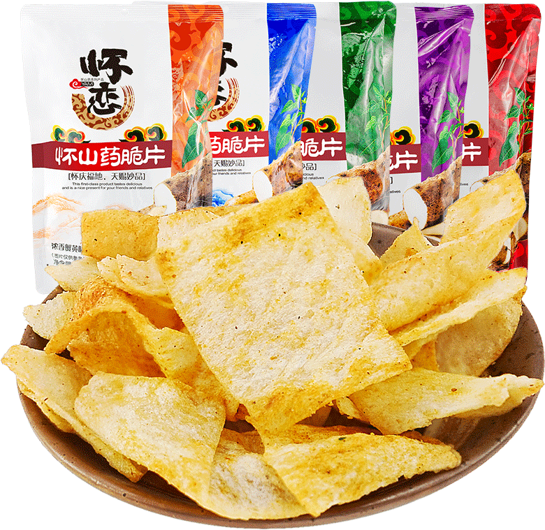 Lightbox Moreview - Huainian Yam Crisps Green Onion Ribs Flavor 80g 怀恋 (800x800), Png Download