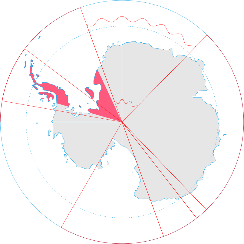 Antarctica, Argentina Territorial Claim - Antarctica (806x806), Png Download