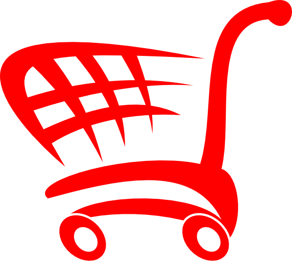 Cart / $0 - Shopping Cart Shower Curtain (600x541), Png Download