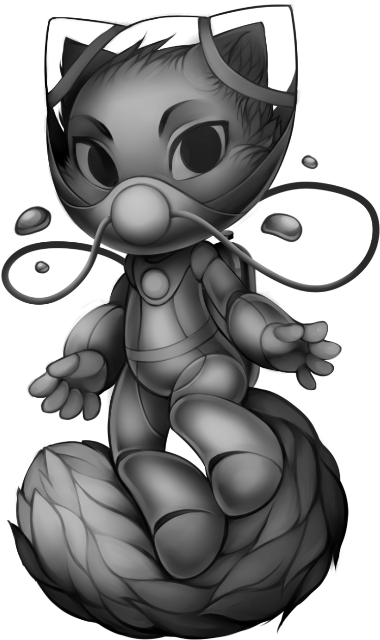 Diver Fox Base - Furvilla Diver Base (831x1280), Png Download