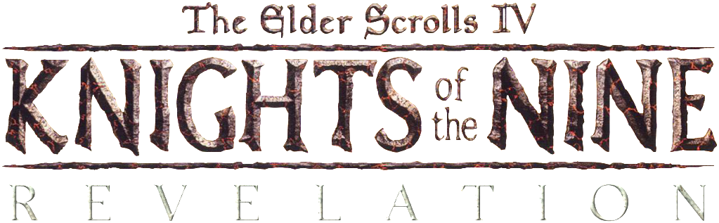 Kotnrlogofinal - Elder Scrolls Iv: Knights Of The Nine (1023x317), Png Download