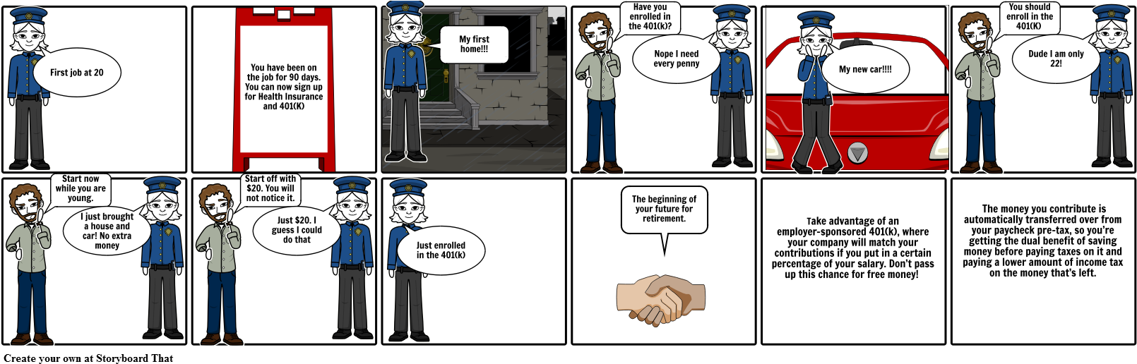 Retirement - Cartoon (1621x524), Png Download