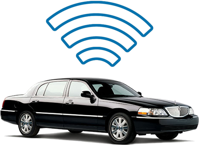 By Joining The Dashride Affiliate Network, Your Clients - Black Lincoln Town Car (690x540), Png Download