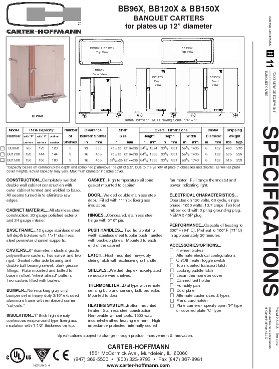 Download Spec Sheet - Datasheet (612x792), Png Download