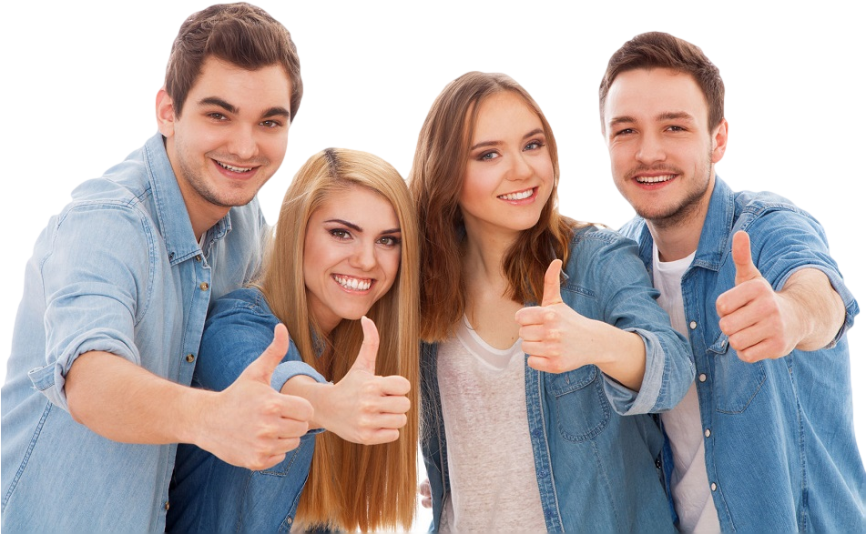 79ed2f3e 206e 4389 982d E642deb12d7d - White People Thumbs Up (950x633), Png Download